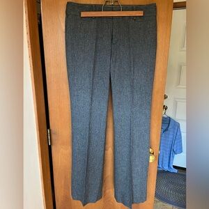 Banana Republic slacks. Gray with white stripe.